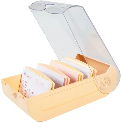 Image de Lernbox BunnyBox A7, couleur corail/turquoise.