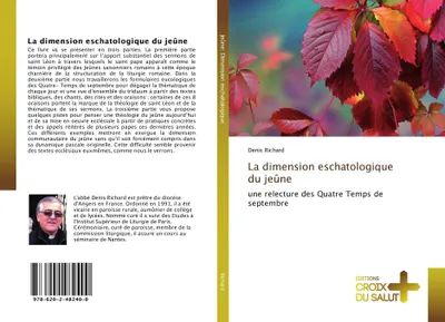 Produktbild von La dimension eschatologique du jeûne