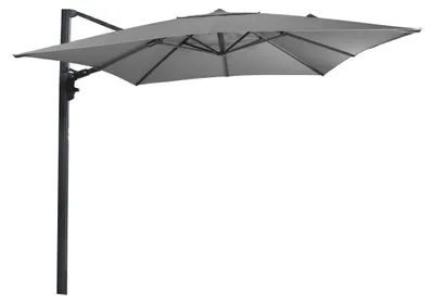 Produktbild von Lesli Living - Sonnenschirm zum Aufklappen Virgo - Grau - 300x300cm