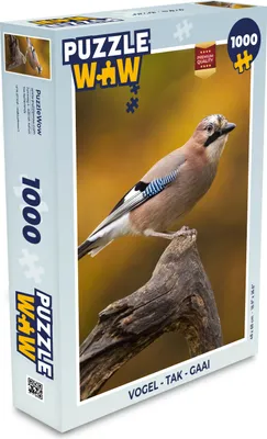 Obrázek produktu pro MuchoWow MuchoWow® Puzzle 1000 ks Pták - větev - sojka