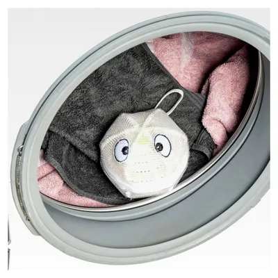 Produktbild von Haarfänger für Waschmaschine und Wäschetrockner, 1 Set, in Weiß, Haarfilter für Tier- und Menschenhaare, Flusensieb, Ø 106 mm Waschball mit Wäscheperlen