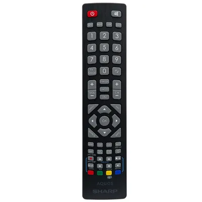 Zdjęcie produktu dla Oryginalny pilot Sharp AQUOS SHW/RMC/0103 – podczerwień, do telewizora, oryginalny produkt Sharp, wysoka jakość