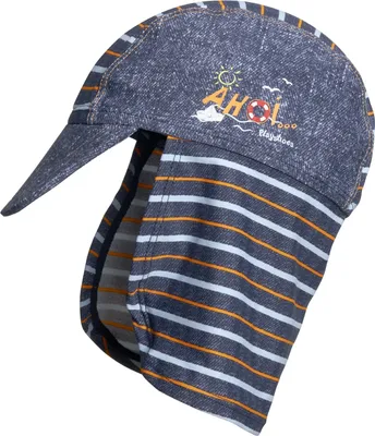 Immagine prodotto di Cappello protettivo UV per bambini Playshoes, modello AHOI 461138, taglia 53, colore blu jeans