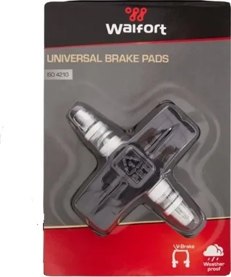 Produktbild von Walfort Universal Fahrrad Bremsbeläge 2er Set Wetterfest V Bremsen