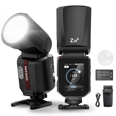 Obrázok produktu pre NEEWER Z3R-N, kruhový blesk, 100 W, TTL, rýchlosť synchronizácie 1/8000 s, bleskové zariadenie pre fotografov