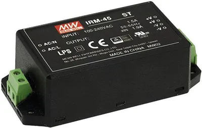 Productafbeelding van Mean Well AC/DC printvoeding IRM-45-12ST, 45W (IRM-45-12ST)