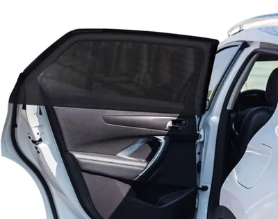 Produktbild von Set aus 2 Auto-Sonnenschutzblenden für Babys bis 105 cm, atmungsaktives Netzgewebe für Autofenster, Seitenfenster-Sonnenschutz für Campingausflüge mit dem Auto, geeignet für die meisten Pkw, LKWs und SUVs.