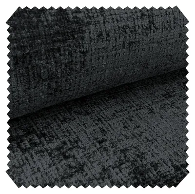Produktbild von novely® CRETA Chenille-Stoff Polsterstoff Möbelstoff Bezugsstoff | Meterware | 1 lfm - Farbe: 97 Anthrazit