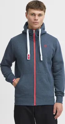 Produktbild von SOLID SDBenn High Neck Herren Zip-Hoodie Sweatjacke Kapuzenjacke Hoodie mit Kapuze Reißverschluss Kängurutasche Baumwollmischung Regular fit