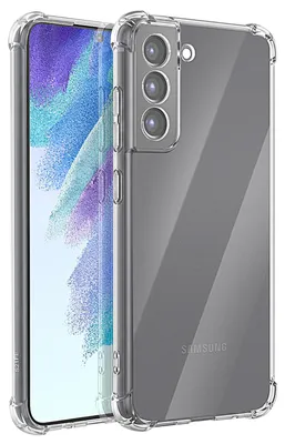 Obrázek produktu pro Mayaxess, silikonový ochranný kryt pro Galaxy S21 FE, nárazuvzdorný s zesílenými rohy, průhledný