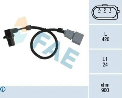 Produktbild von FAE 79199 Kurbelwellensensor Impulsgeber für VW Golf IV Schrägheck (1J1)