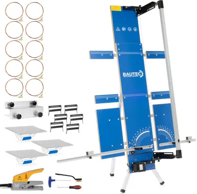 Produktbild von BAUTEC Styroporschneider GAZELLE 7 » Set inkl. 10 Schneidedrähte , Gerüsthalterung, Schleifraspel » Heißdrahtschneider