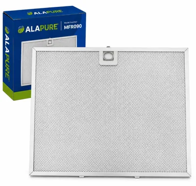 Image de Filtre métallique Alapure, compatible avec le modèle Roblin 133.0261.220, dimensions 253x314 mm