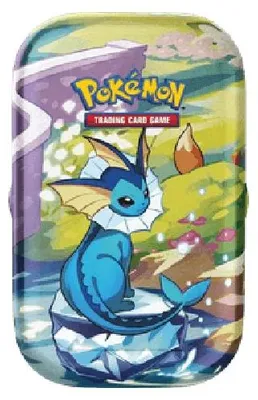 Produktbild von Pokemon Prismatic Evolutions: Vaporeon Mini Tin German
