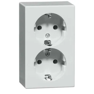 Produktbild von PEHA 00497111, Weiß, Duroplast, 250 V, 16 A, 60 mm, 40,8 mm