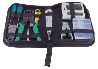 Image de Set d'outils S-IMPULS Réseau 10 pièces avec sacoche