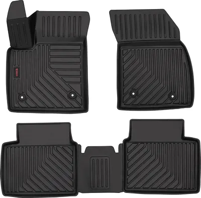 Immagine prodotto di Tappetini auto in gomma 3D Wielganizator per Ford Focus MK4 hatchback, berlina, station wagon, Turnier, Turnier Active (2018-) – neri, bordo alto, set 4 pz