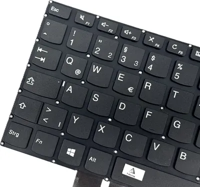 Produktbild von DEUTSCHE - Tastatur Keyboard ohne Beleuchtung, Rahmen kompatibel für Lenovo Ideapad 510-15IKB