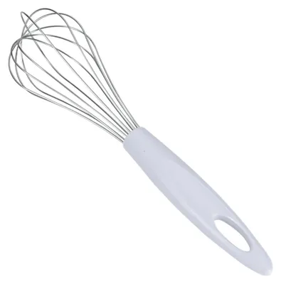 Image de Batteur Metaltex 25 cm Acier inoxydable/Plastique/Blanc