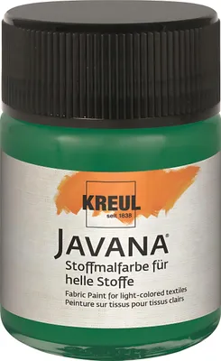 Produktbild von KREUL Javana Stoffmalfarbe für helle Stoffe Dunkelgrün 50 ml