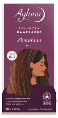 Produktbild von Ayluna Pflanzenhaarfarbe 70 Zimtbraun - 100g