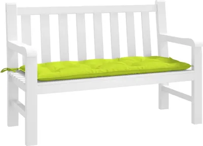 Produktbild von vidaXL Gartenbank-Auflage Knallgrün 120x50x7 cm Oxford-Gewebe