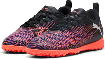 Zdjęcie produktu dla Puma Future 8 Play TT Jr buty piłkarskie dzieci czarny biały świecący czerwony rozmiar 32