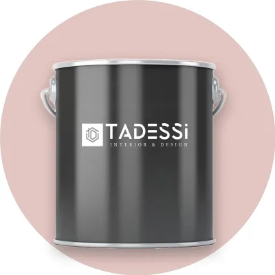 Produktbild von TADESSI Wandfarbe Rosa - Tauperosa - abwaschbare Innenfarbe matt - Dispersionsfarbe - Geruchsarm und Lösemittelfrei - 1 Liter Gebinde