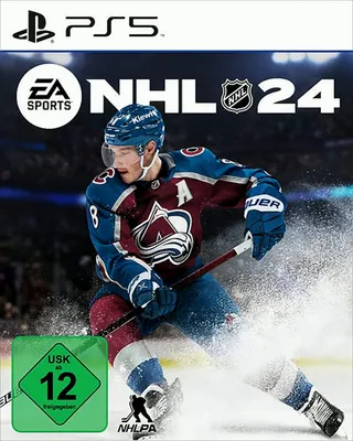 Cover art for the EA NHL 24 video game for PlayStation 5.