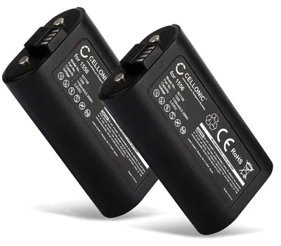 Produktbild von CELLONIC 2x Akku für Spielekonsole Kompatibel mit Microsoft Xbox Series S Controller, Xbox One Controller, Xbox Series X Controller, 1556 - (1100mAh, 3V)