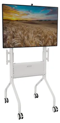 Produktbild von Chief Voyager Height Adjustable AV TV Cart - For LCD Displays 50-70" - White - Wagen - für Flachbildschirm / Videokonferenzsystem - weiß - Bildschirmgröße: 127-191 cm (50"-75")