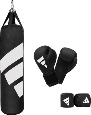 Produktbild von Adidas Boxset 90x30 cm 24 kg Schwarz-Weiß Komplettset für Training