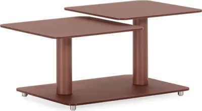 Produktbild von CALICOSY - Couchtisch mit quadratischen Glasplatten L 114 cm - KAYA