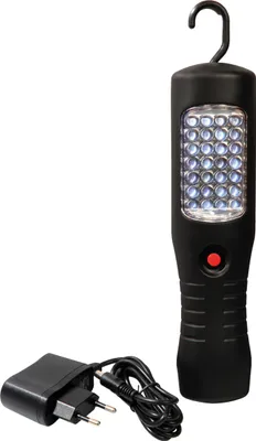 Produktbild von as-Schwabe Akku Handlampe 2.5W mit 230V Ladegerät 28 LEDs Leuchte 52 Lumen IP20