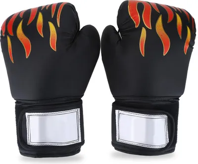 Produktbild von Erwachsene Boxen Kampf gegen Muay Thai Sparring Panzer Kickboxen Grappling Sandsack Handschuhe Schwarz