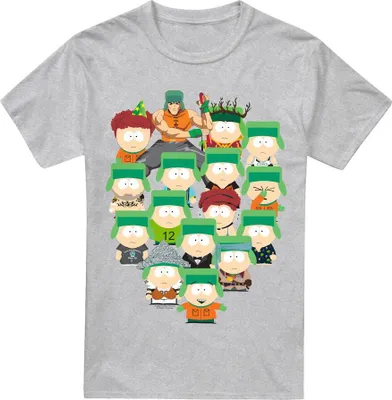 Obrázek produktu pro South Park - "Many Faces Of Kyle" Tričko pro muže TV7257 (L) (Sport Heide)