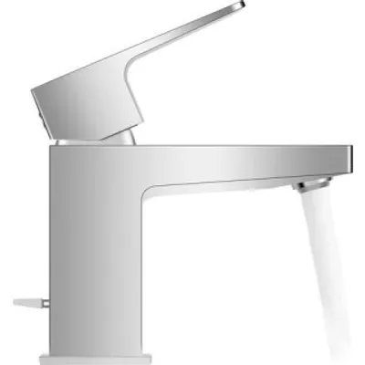 Zdjęcie produktu dla Duravit Manhattan Jednouchwytowa bateria umywalkowa S Minusflow, wysięg 95 mm, z zestawem odpływowym, chrom, MH1012001010