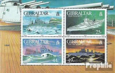 Produktbild von Briefmarken Gibraltar 1994 Mi Block19 (kompl.Ausg.) postfrisch Kriegsschiffe