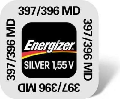 Produktbild von Energizer - 397 / 396 MD / SR726SW - 1,55 Volt 33mAh AgO - Knopfzelle