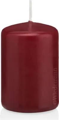 Produktbild von 4er Set Adventskranzkerzen Bordeaux 100 x 60 mm (H x D)