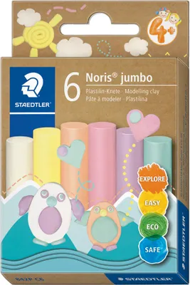 Immagine prodotto di STAEDTLER Plastilin-Knete Noris Jumbo pastel