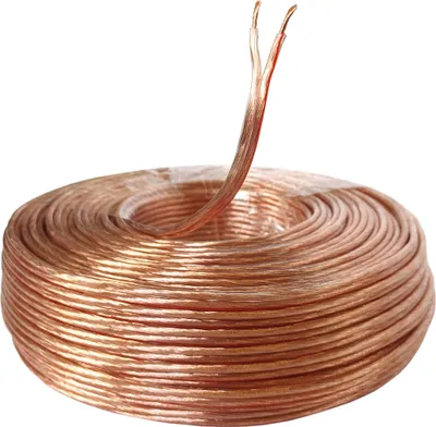 Produktbild von Lautsprecherkabel 100m Transparent 0,75 mm² Kupfer Audiokabel Boxenkabel Litze