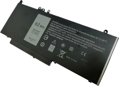Produktbild von Origin Storage 451-BBUQ, 5800 mAh, 62 Wh, Lithium-Ion (Li-Ion), 7,6 V, Schwarz, 1 Stück(e)