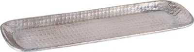 Zdjęcie produktu dla Vintage taca na świece Deco Hedye Silver 30cm