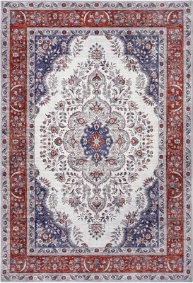 Zdjęcie produktu dla Czerwony dywan orientalny do salonu, płaskotkany dywan VINTAGE 120x170cm