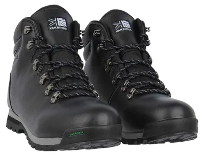 Image de Karrimor - Bottes de randonnée « Munro » pour homme, en cuir GT14681 (41,5 EU) (noir)