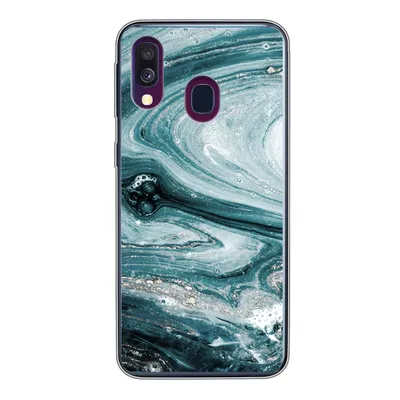 Produktbild von MuchoWow® Handyhülle Schutzhülle Hülle für Samsung Galaxy A40 Marmor - Mineralien - Naturstein Silikon Softcase Handy Hülle - Handy-Tasche