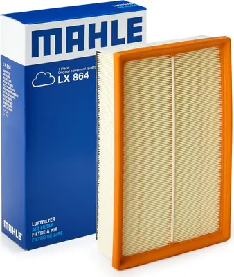 Produktbild von Luftfilter MAHLE LX 864 für VW Transporter V Bus (7HB, 7HJ, 7EB, 7EJ, 7EF, 7EG, 7HF, 7EC) Filtereinsatz