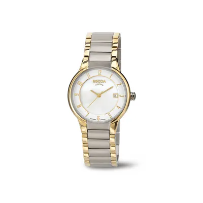 Produktbild von Boccia Damen Armbanduhr Style 3301-02 Titan bicolor