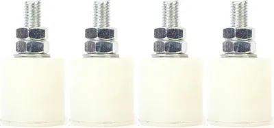 Produktbild von 4x Schiebetürrollen 40x40mm Olivenrolle aus Nylon mit Gewindestange Türführungsrolle für Schiebetüren Garagentor